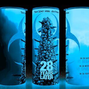 Glow in the Dark 28 Years Later - Zombie Horror Movie Cup Mug Tumbler 20oz